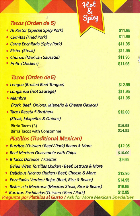taco menu 3